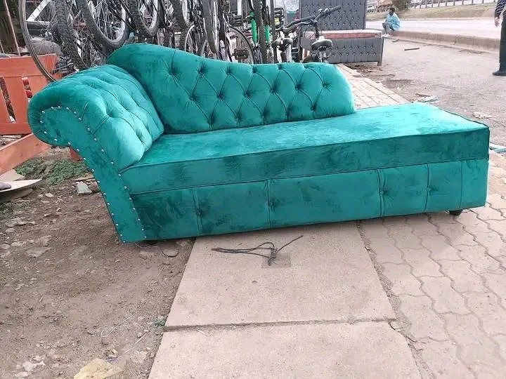 Green Sofa bed